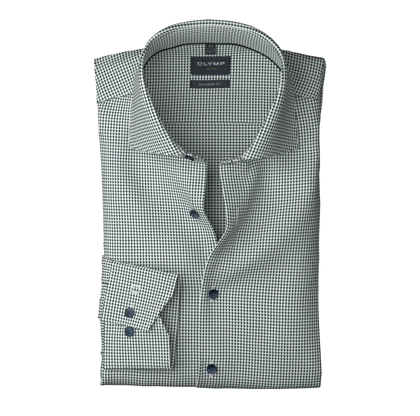 OLYMP Businesshemd "Luxor", mit Muster, Modern Fit, Royla-Kentkragen günstig online kaufen