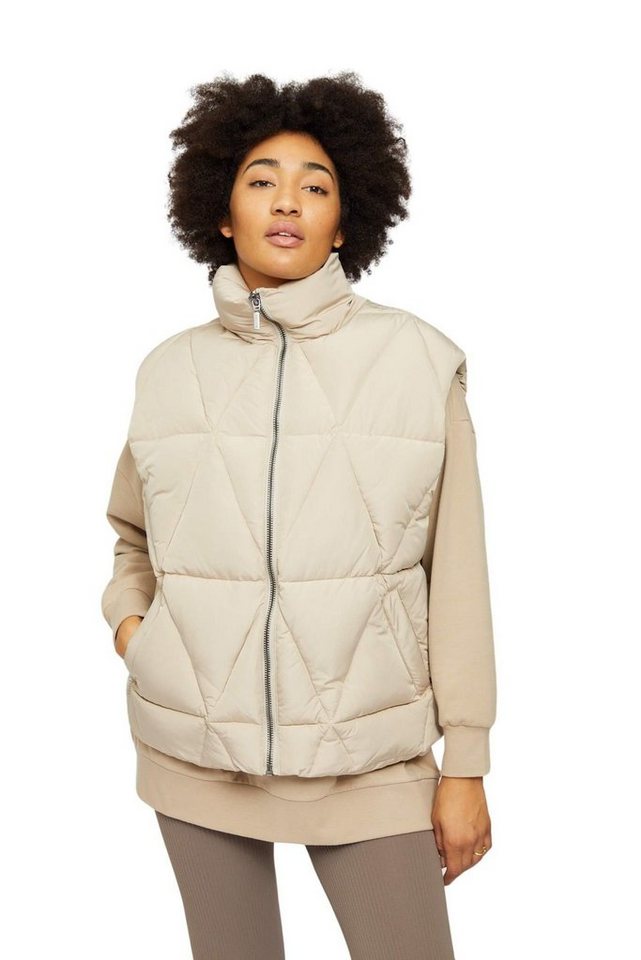 MAZINE Winterjacke HANSKA VEST Beige Vegane Damen Winterweste günstig online kaufen