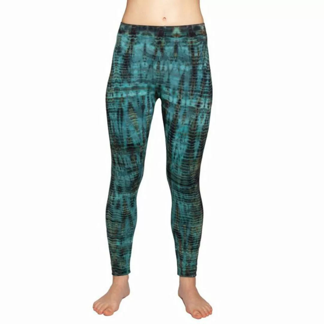 PANASIAM Leggings Unikat Batik Leggings 'Dschungel' aus natürlicher Viskose günstig online kaufen