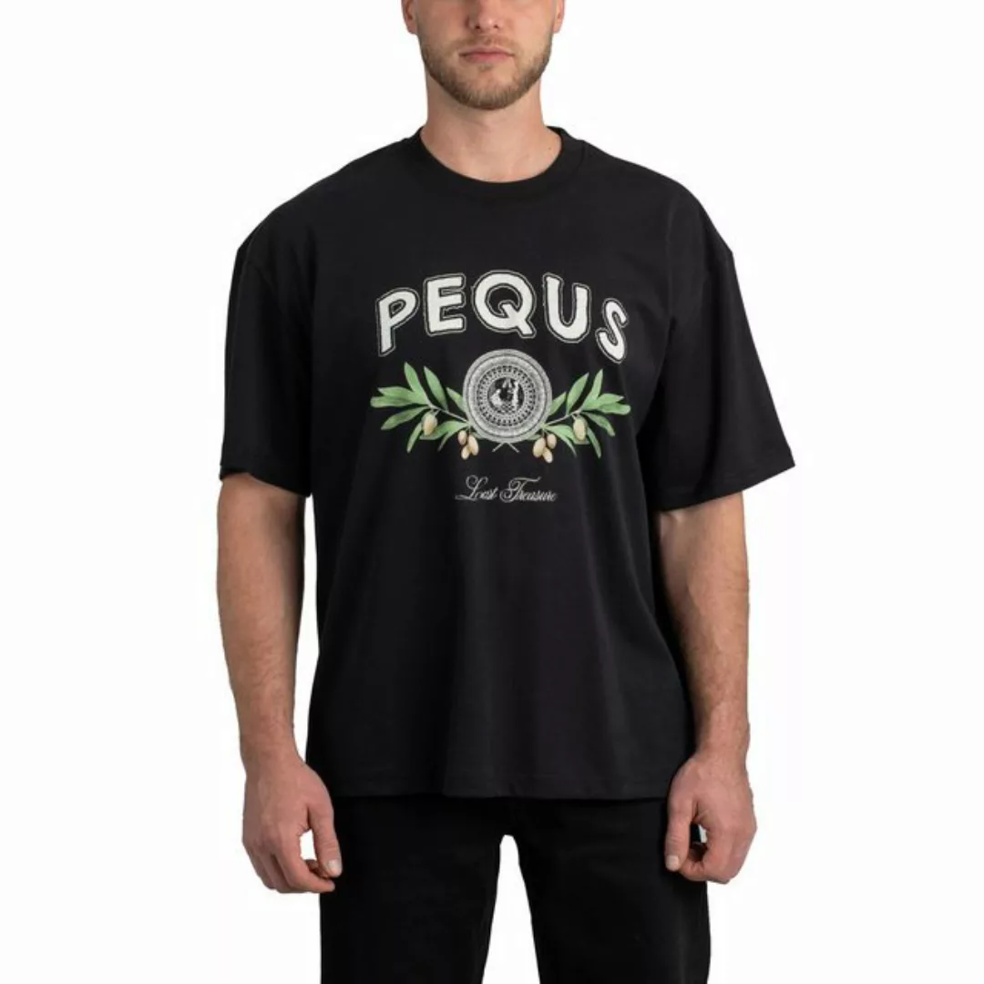 PEQUS T-Shirt Pequs Olive Coin Relic Tee günstig online kaufen