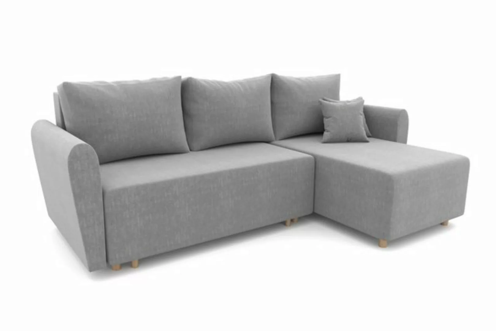 Stylefy Ecksofa Stylefy Bonna Ecksofa, L-Form, Eckcouch, mit Bettfunktion, günstig online kaufen