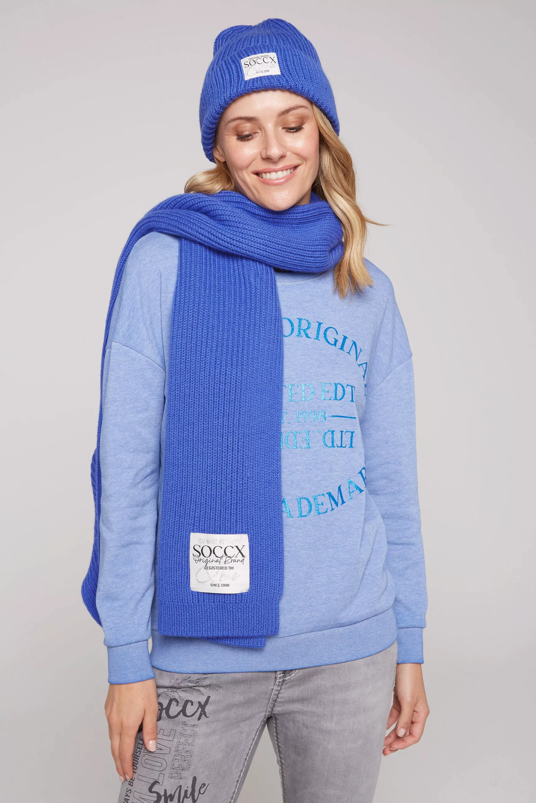 SOCCX Strickschal günstig online kaufen