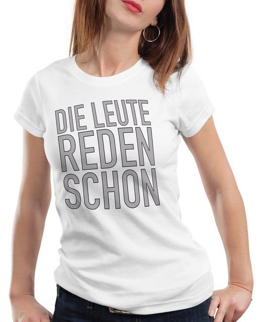 style3 T-Shirt Die Leute reden schon Funshirt Spruch Berlin spruchshirt hip günstig online kaufen