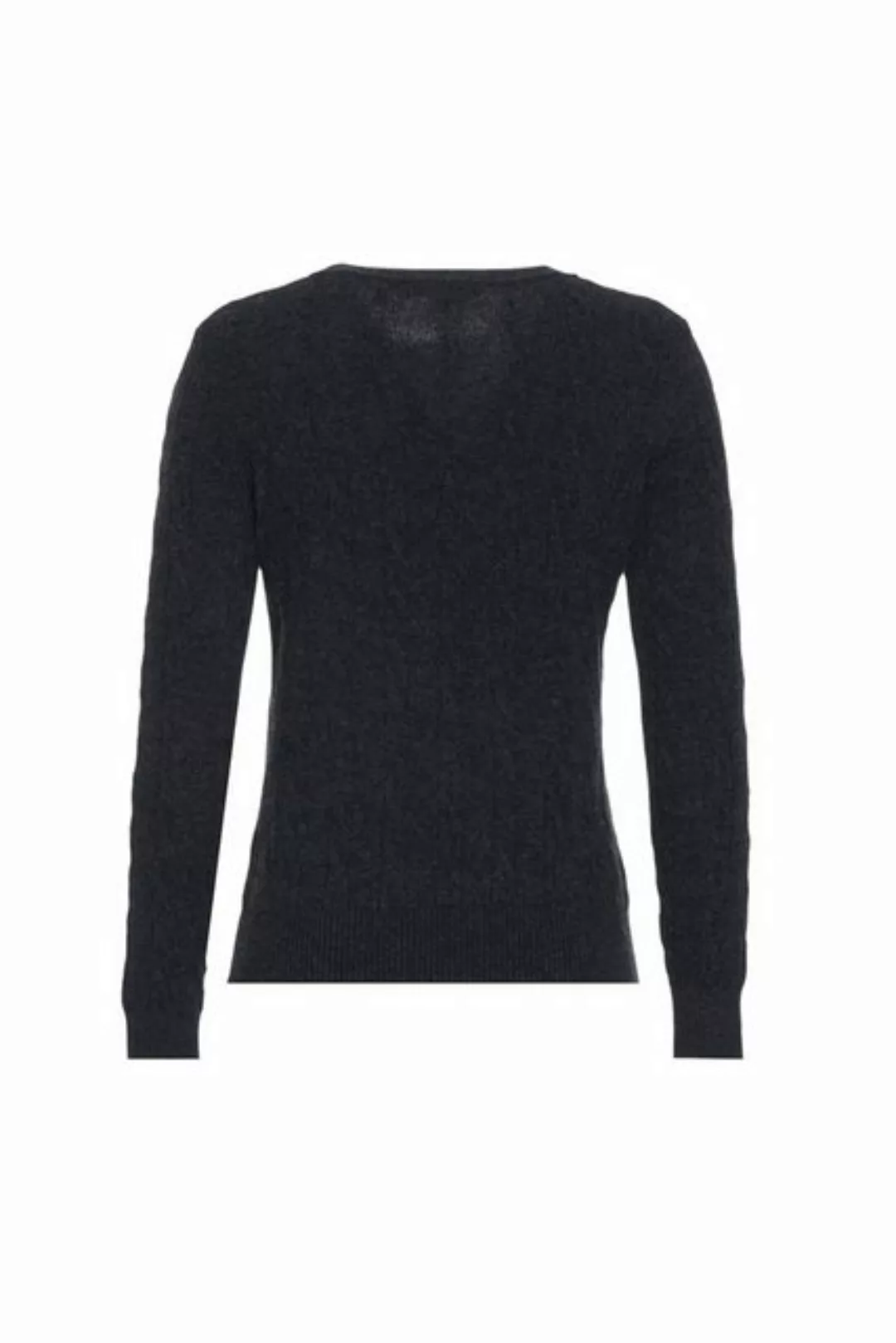 Silk and Cashmere Sweater Geflochtener Rundhalspullover aus australischer W günstig online kaufen