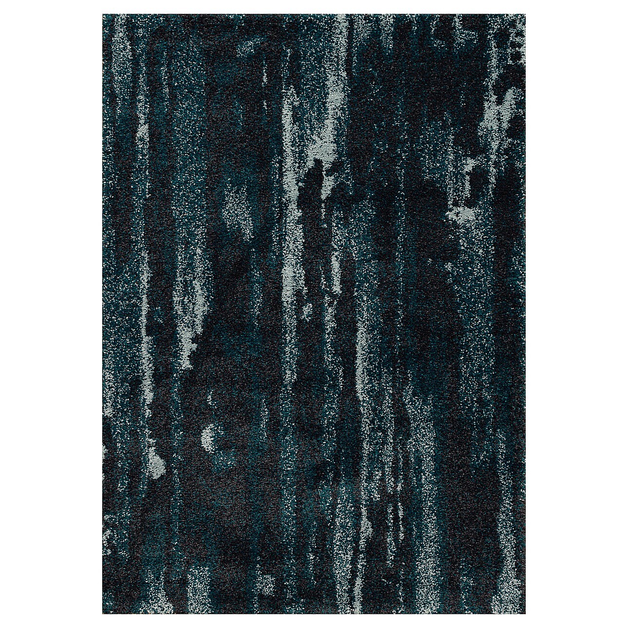 Teppich Softness near black/peacock blue 120x160, 120x160cm günstig online kaufen