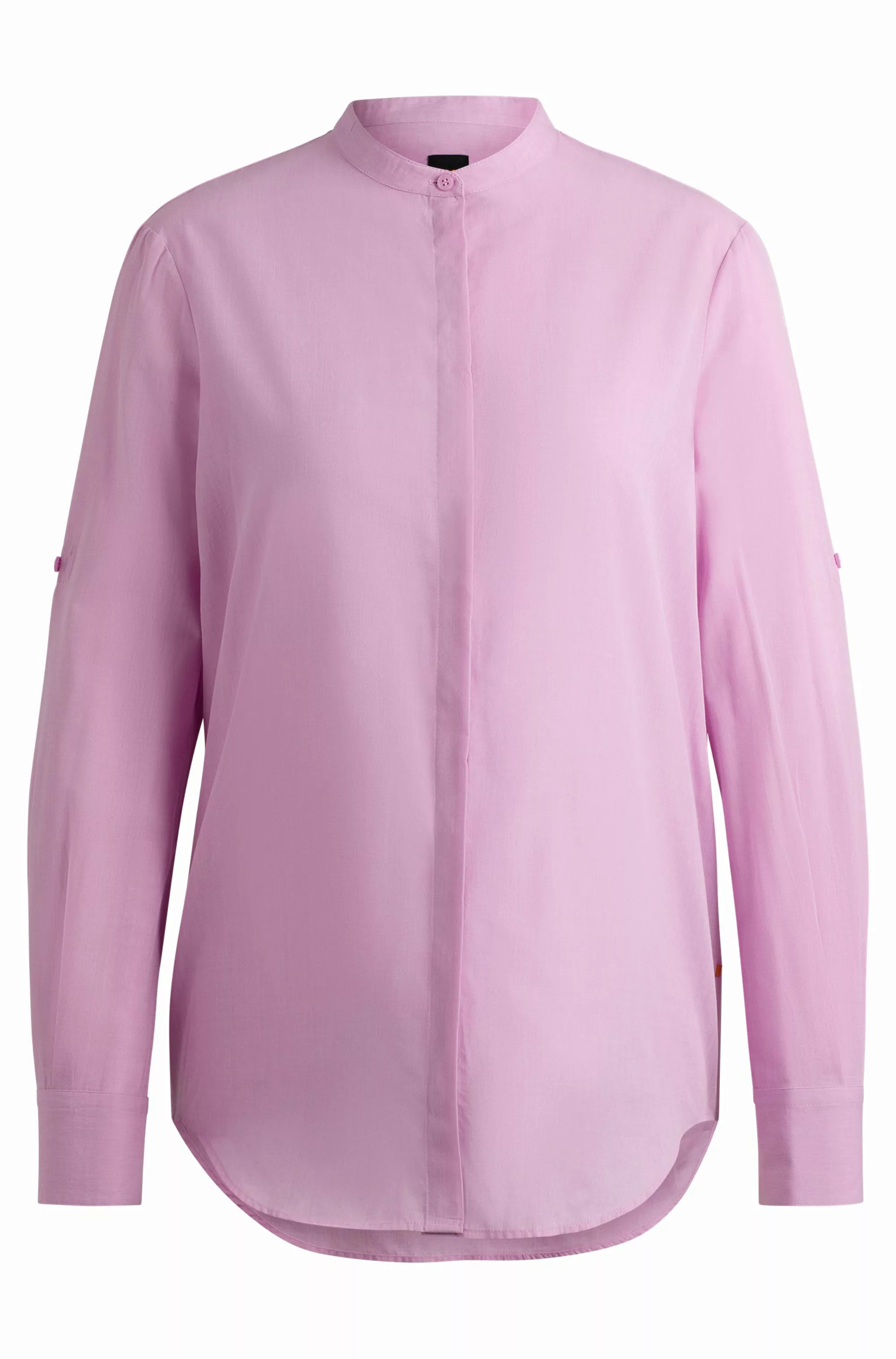 BOSS ORANGE Klassische Bluse C_Befelize_21 Premium Damenmode mit verstellba günstig online kaufen