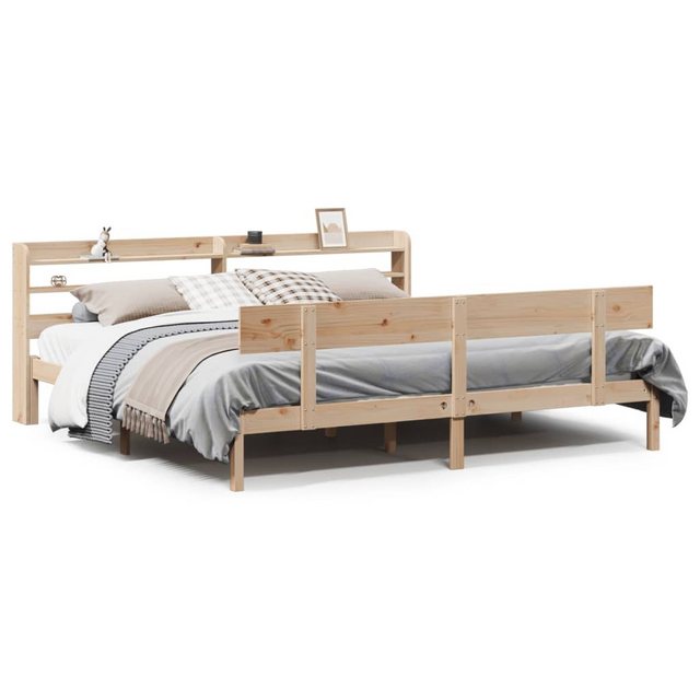 vidaXL Bett, Massivholzbett ohne Matratze 180x200 Kiefernholz günstig online kaufen