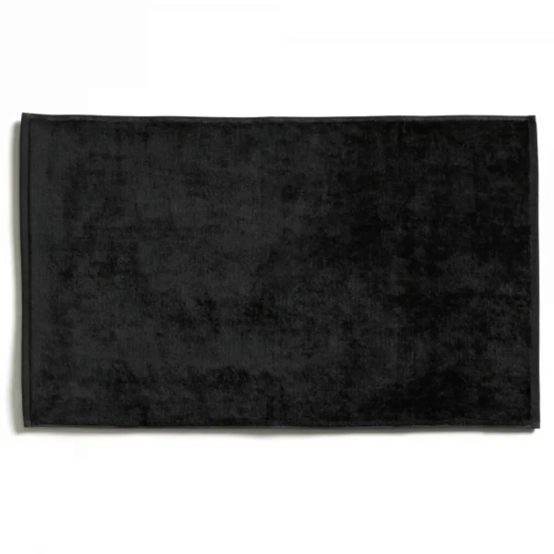 Möve Badematten Bamboo Luxe - Farbe: black - 199 - 50x80 cm günstig online kaufen