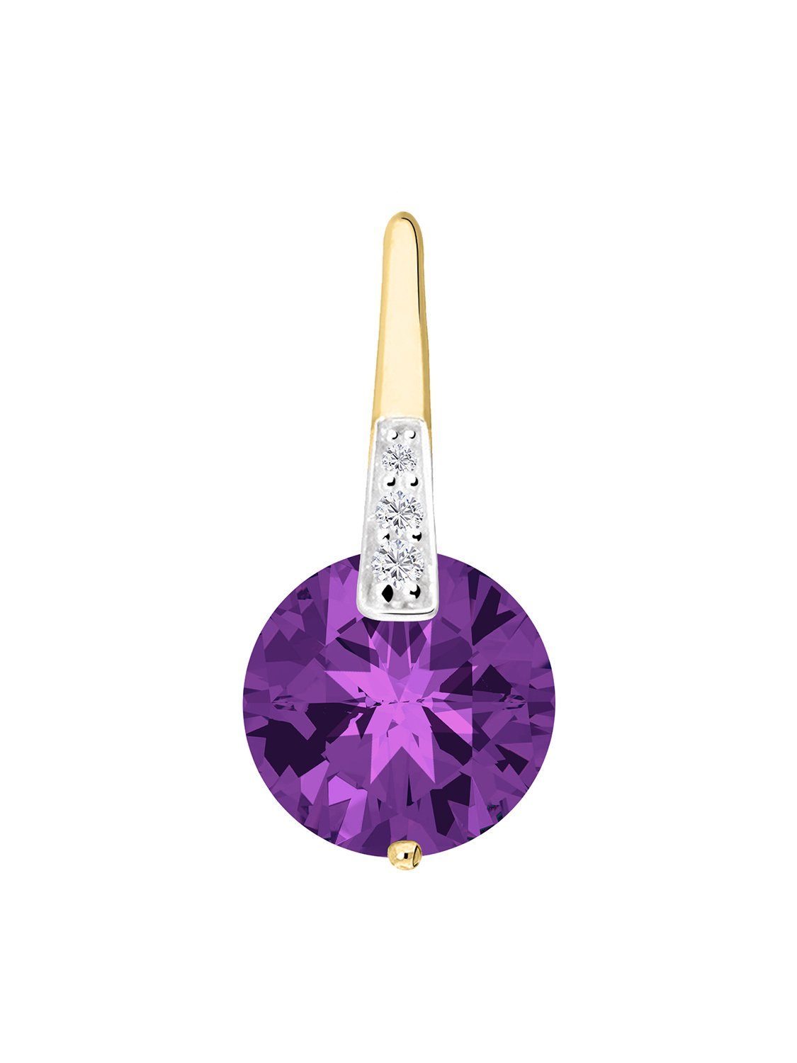 My Gold Kettenanhänger Damen Edelstein Anhänger günstig online kaufen