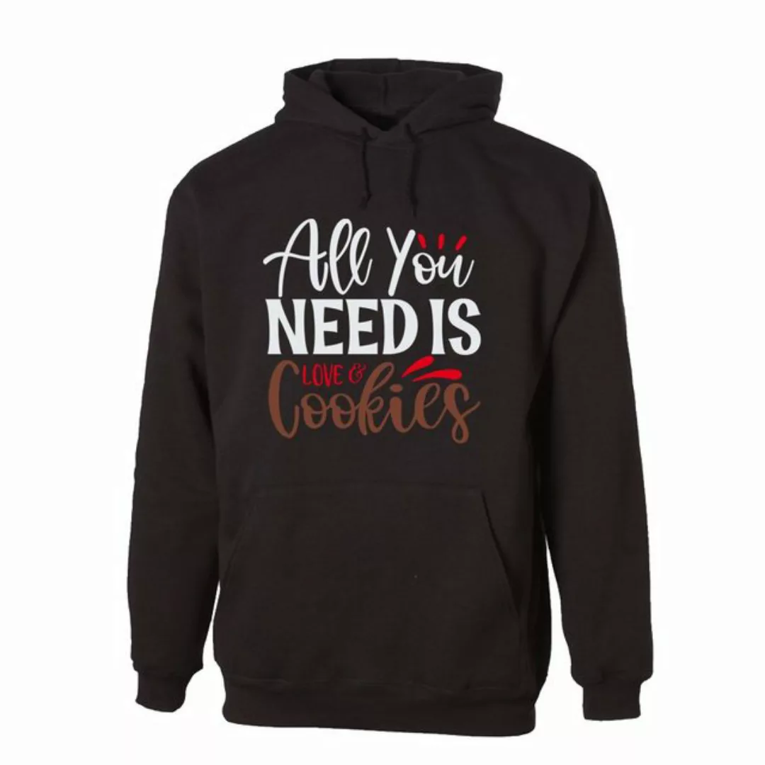 G-graphics Hoodie All you need is love and cookies mit trendigem Frontprint günstig online kaufen