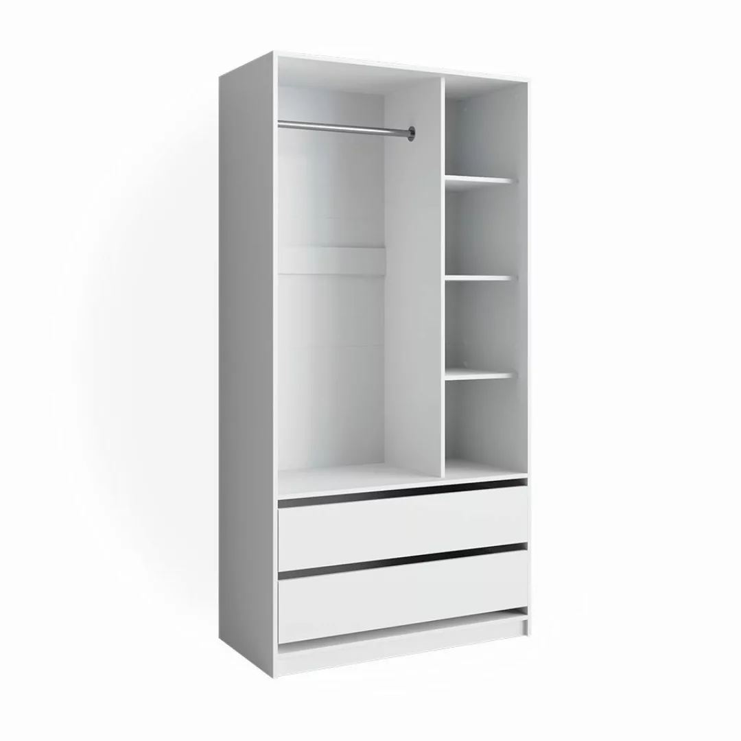 Vicco Kleiderschrank Elmo, Weiß, 100 x günstig online kaufen
