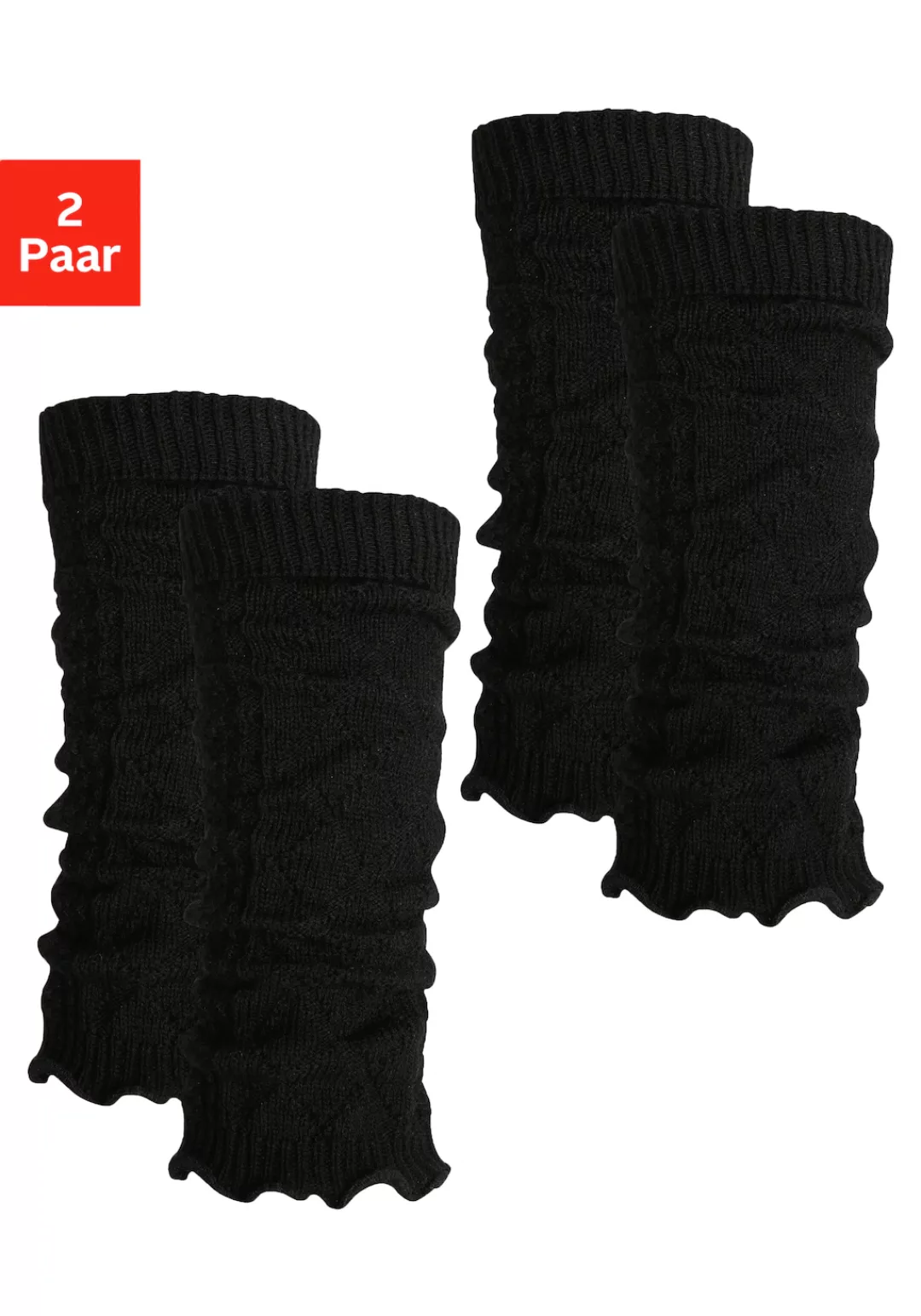 Lavana Stulpensocken, (Packung, 2 Paar), mit Zopfstrickmuster günstig online kaufen