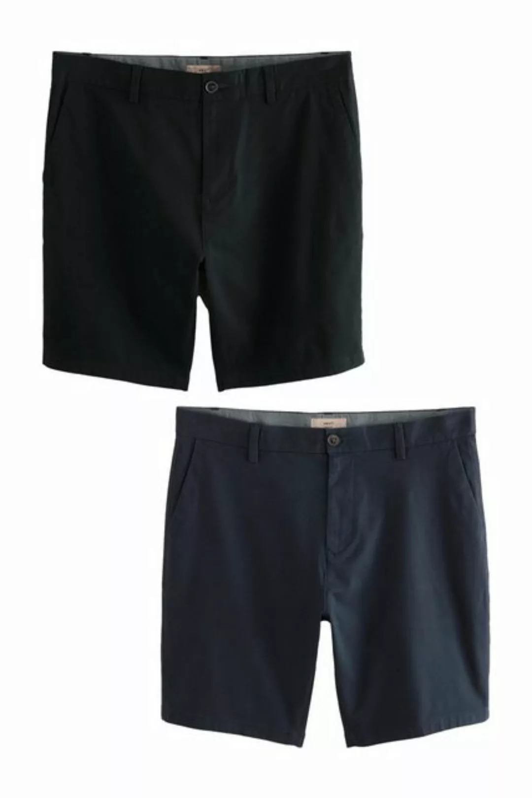 Next Shorts Slim Fit Stretch-Chinoshorts, 2er-Pack (2-tlg) günstig online kaufen