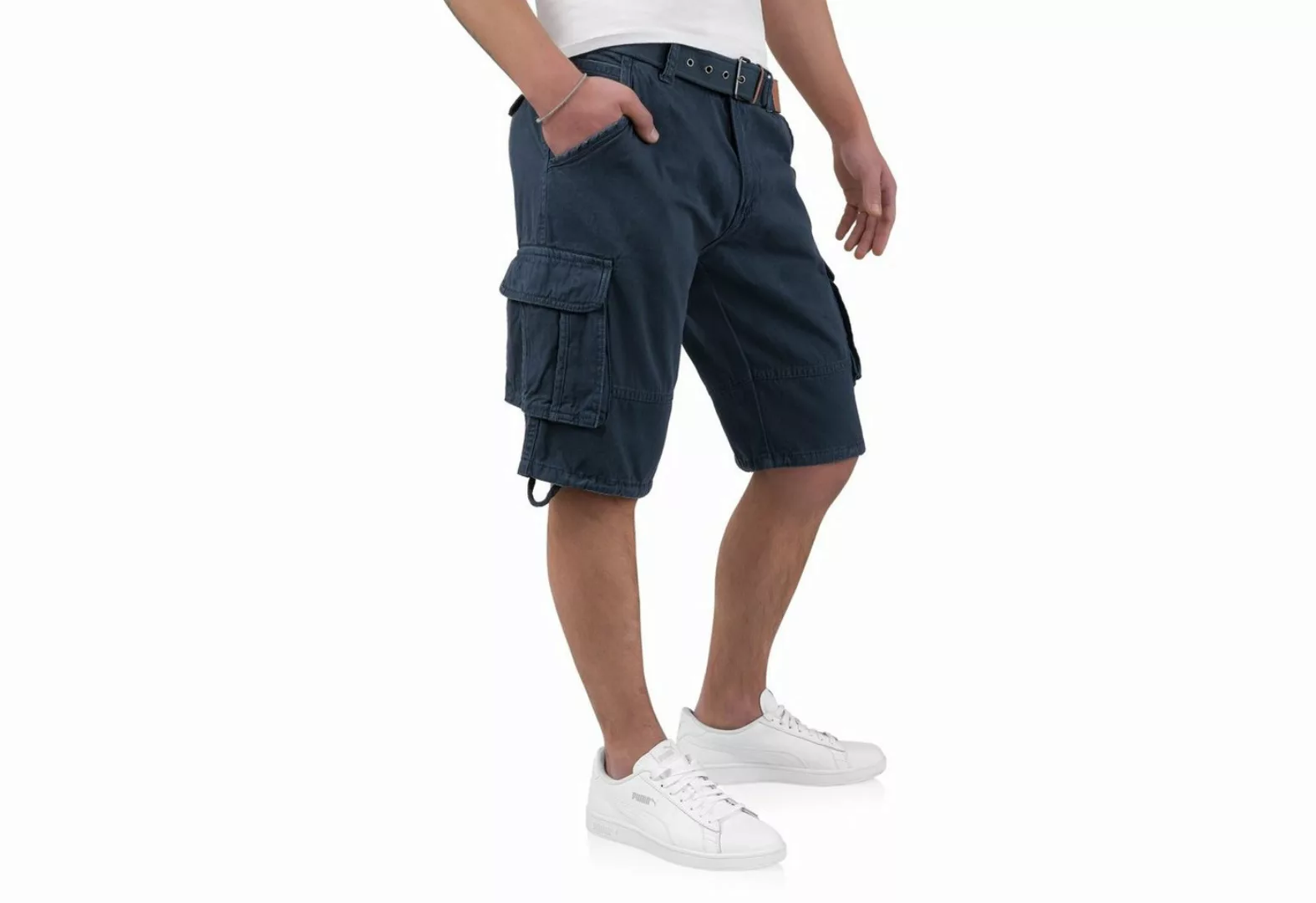 Indicode Cargoshorts Kjeld Herrencargoshorts mit 6 Taschen günstig online kaufen