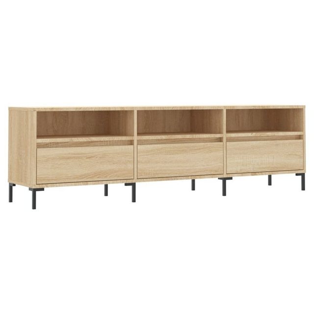 furnicato TV-Schrank Sonoma-Eiche 150x30x44,5 cm Holzwerkstoff günstig online kaufen