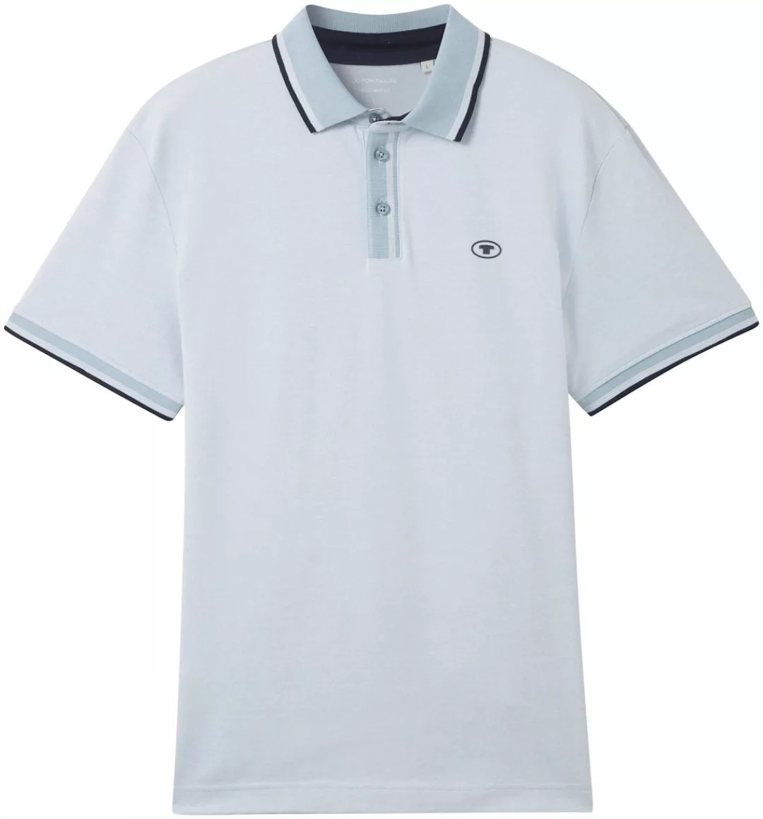 TOM TAILOR Poloshirt DETAILED COLLAR (1-tlg) mit Stretch günstig online kaufen