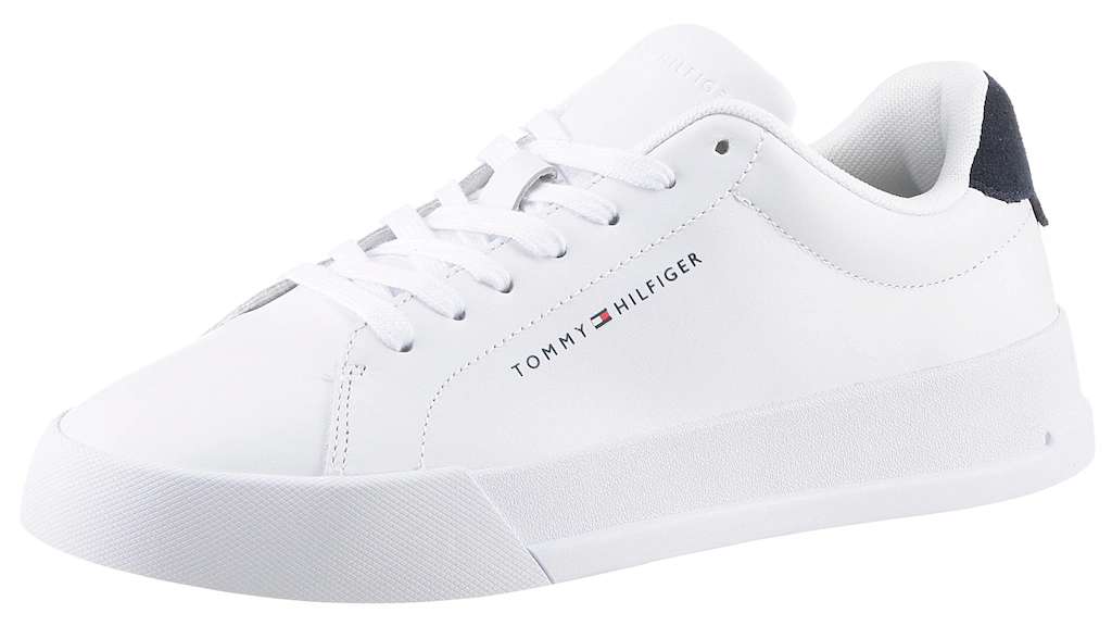 Tommy Hilfiger Sneaker "TH COURT LEATHER", mit seitlichem Logoschriftzug, F günstig online kaufen