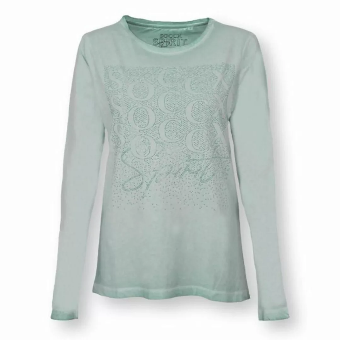 SOCCX Langarmshirt Logo T-Shirt Longsleeve Frozen Air Aqua günstig online kaufen
