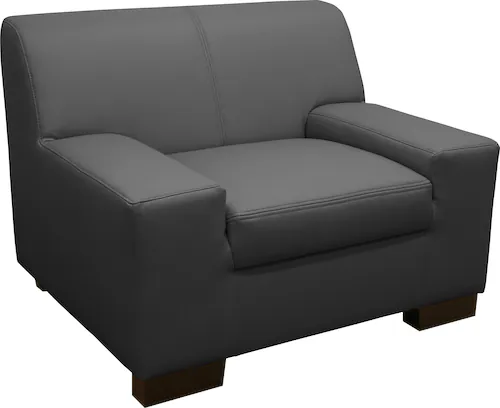 DOMO collection Sessel "Norma kubisch und zeitlos, komfortabel, flache Arml günstig online kaufen