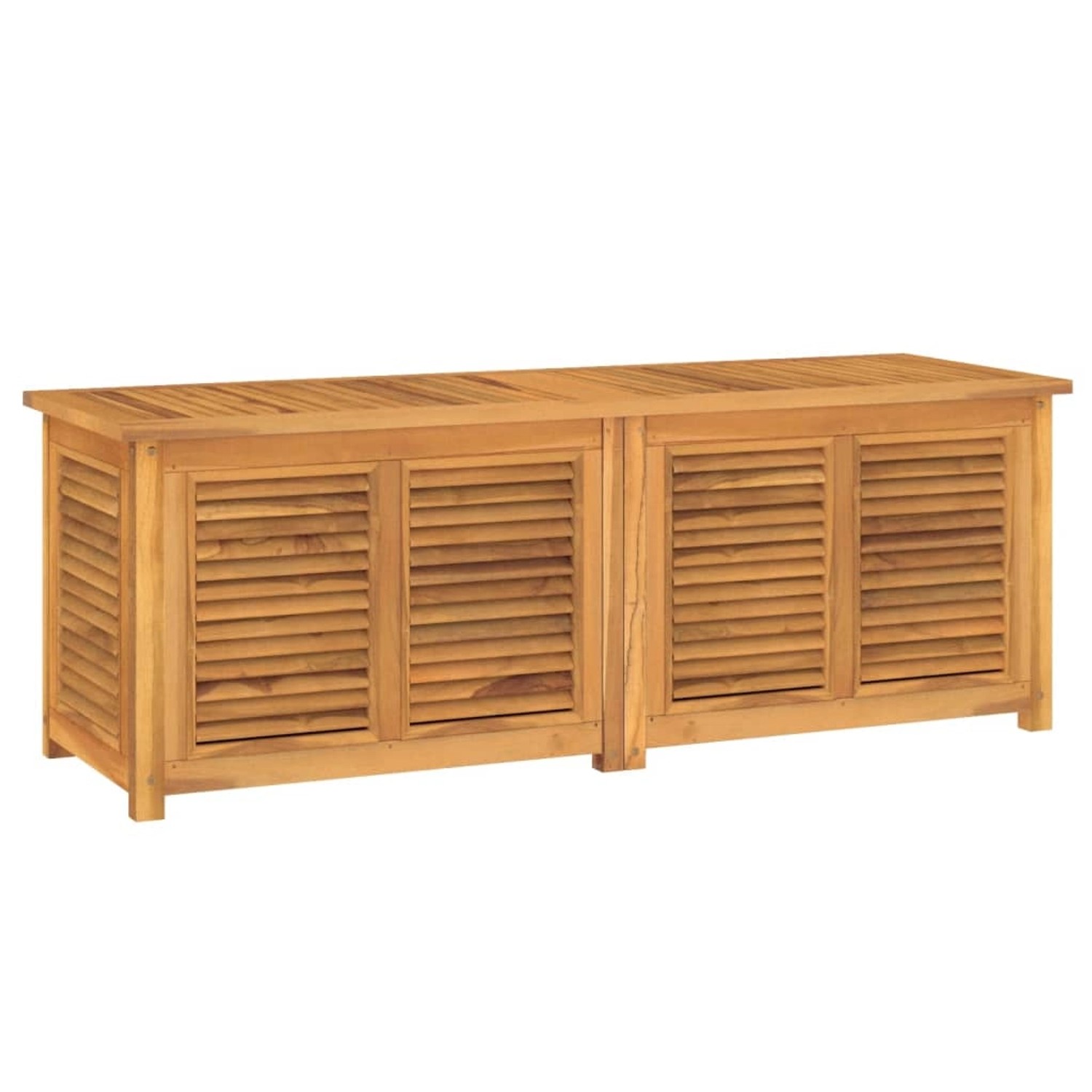 vidaXL Gartenbox mit Beutel 150x50x53 cm Massivholz Teak günstig online kaufen