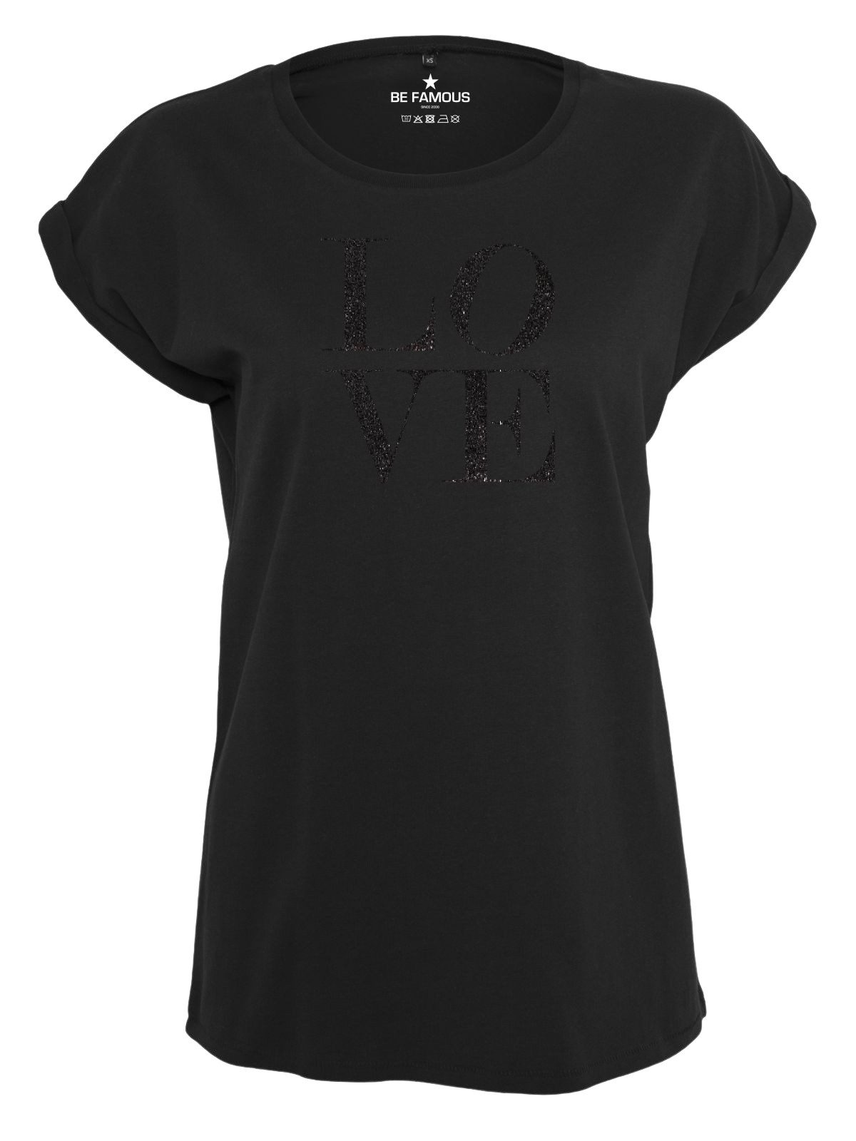 Be Famous Print-Shirt Classic Roll Up günstig online kaufen