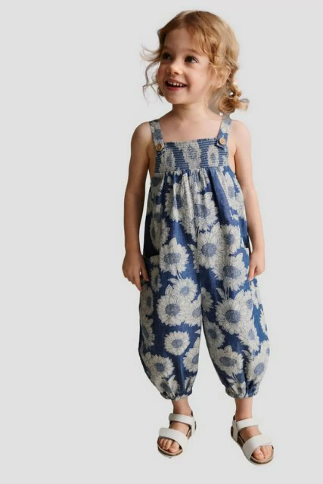 Next Jumpsuit Playsuit mit Sonnenblumen-Print (1-tlg) günstig online kaufen