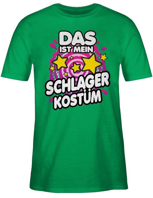 Shirtracer T-Shirt Das ist mein Schlager Kostüm Schlager Party Outfit günstig online kaufen