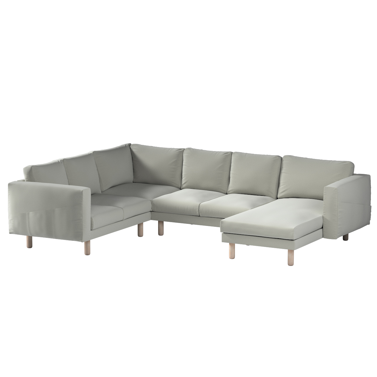 Bezug für Norsborg 5-Sitzer Ecksofa mit Recamiere, mintgrün, Norsborg Bezug günstig online kaufen