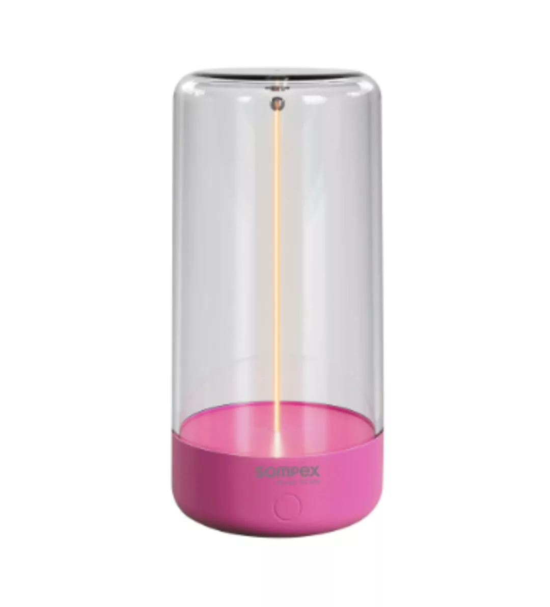 LED Akku Tischleuchte Pulse in Pink und Transparent 0,5W 15lm IP54 günstig online kaufen