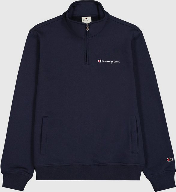 Champion Sweatshirt Half Zip Sweatshirt mit Logo - Dunkelblau günstig online kaufen