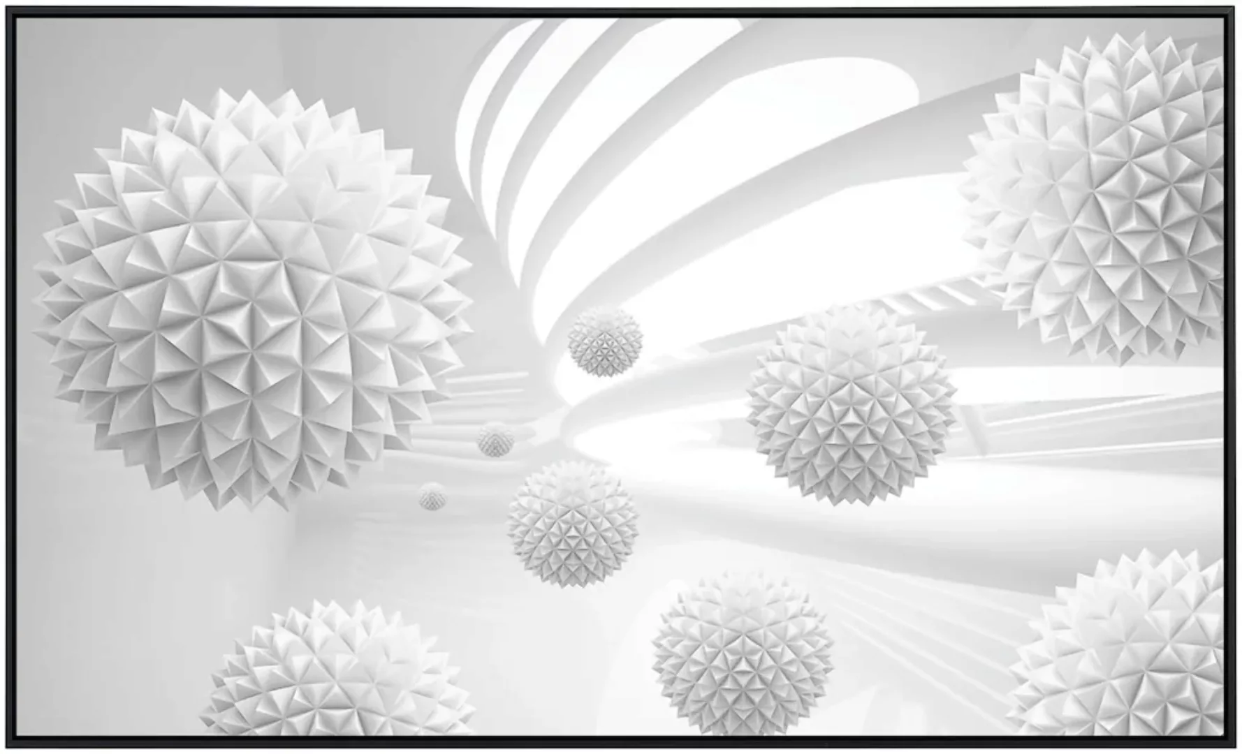 Papermoon Infrarotheizung »Abstrakt 3D Effekt«, sehr angenehme Strahlungswä günstig online kaufen