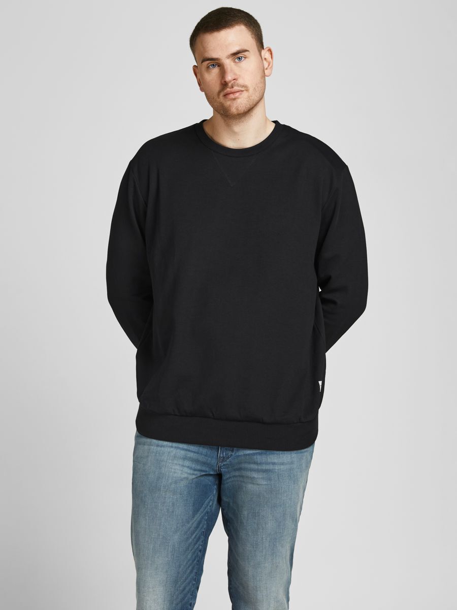 Jack & Jones Herren Rundhals Pullover JJEBASIC Plussize günstig online kaufen