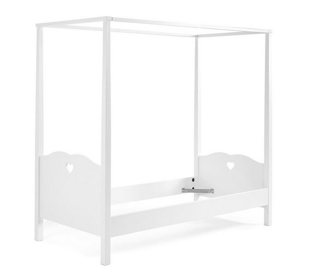 58 aufm Kessel Kinderbett Himmelbett Kamila 211x96x187 Kinderbett Einzelbet günstig online kaufen