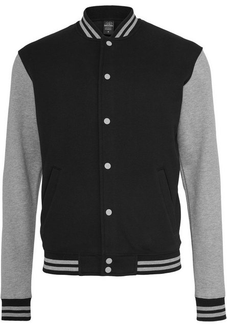 URBAN CLASSICS Collegejacke TB207 - 2-tone College Sweatjacket blk/gry S günstig online kaufen