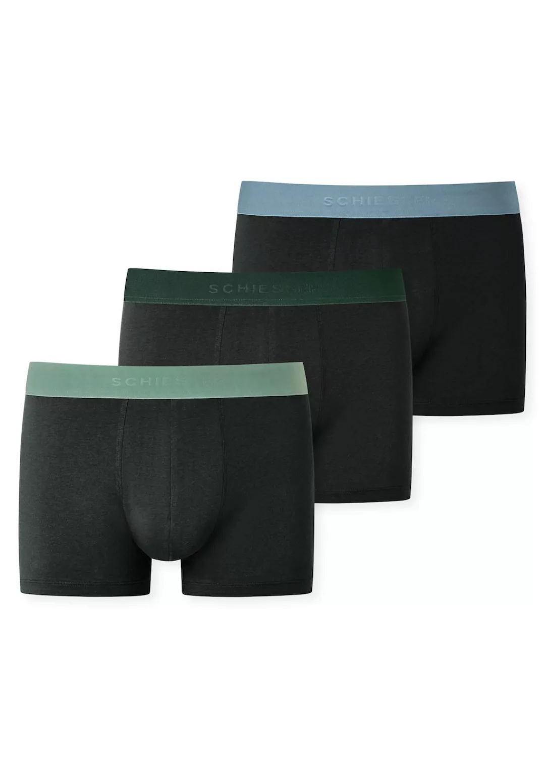 Schiesser Boxershorts ""95/5"", (3er-Pack), mit farblich abgesetztem, sport günstig online kaufen