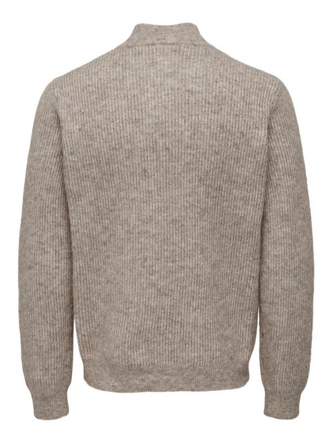 ONLY & SONS Troyer ONSTEGAN REG 5 WOOL HALF ZIP KNIT BF günstig online kaufen