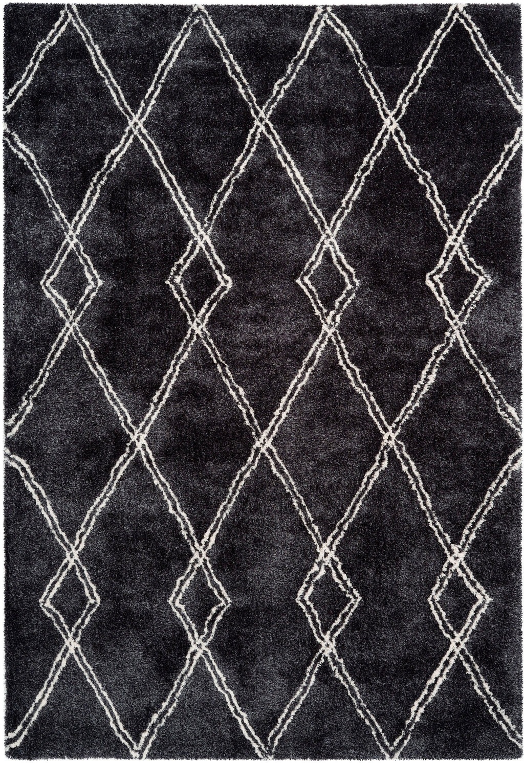 my home Hochflor-Teppich »Alva«, rechteckig, 27 mm Höhe, Wohnzimmer günstig online kaufen