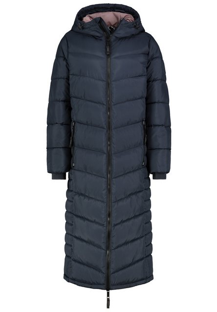 SUBLEVEL Steppjacke Damen Mantel mit Kapuze extra lange Winter Jacke Parka günstig online kaufen