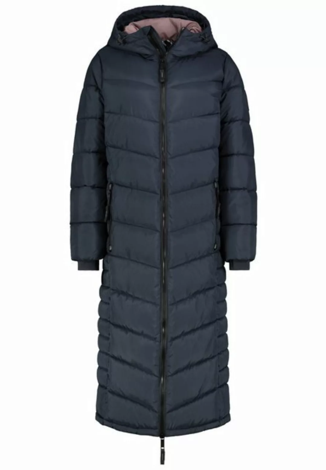 SUBLEVEL Steppjacke Damen Mantel mit Kapuze extra lange Winter Jacke Parka günstig online kaufen