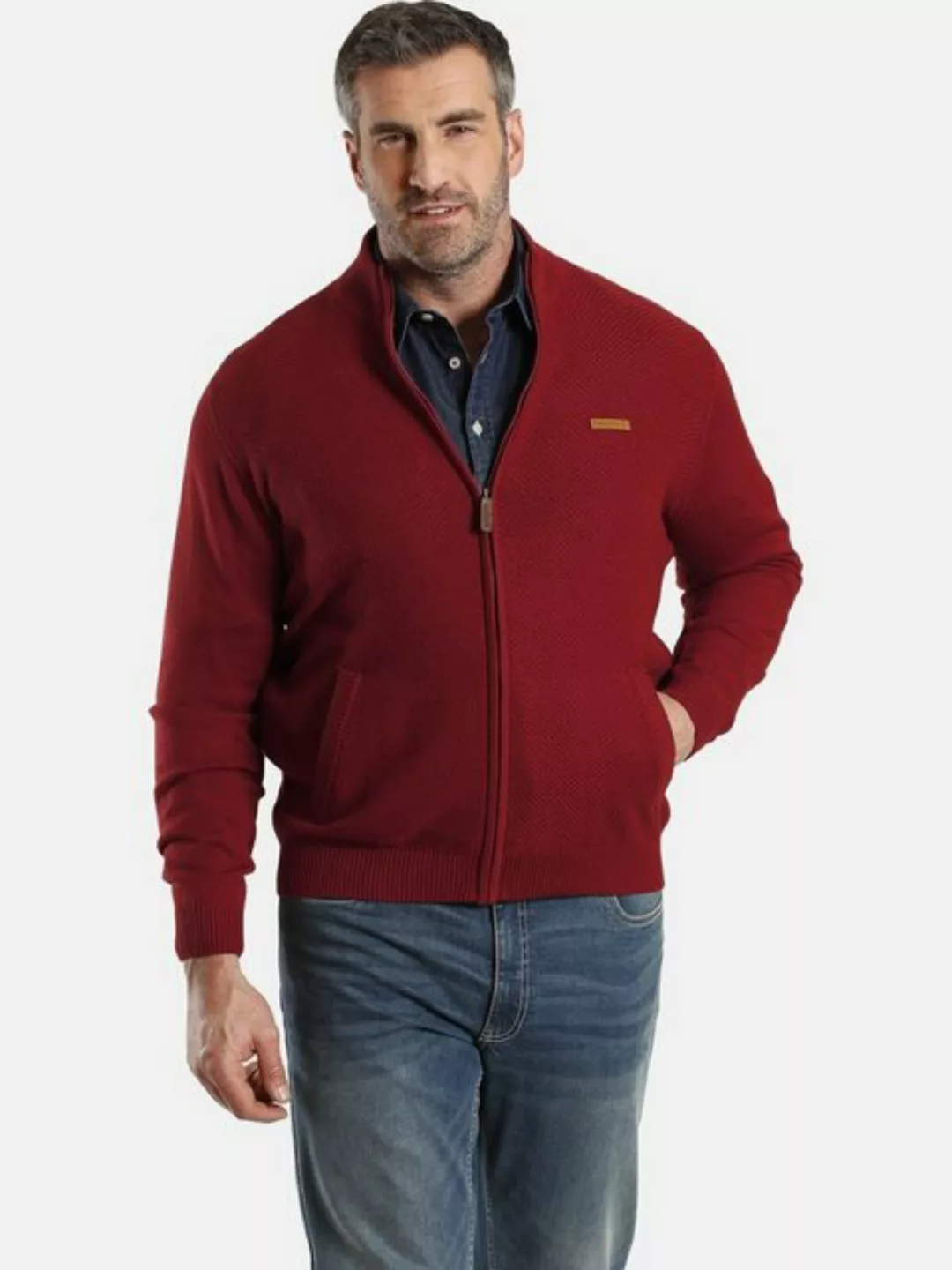 Charles Colby Strickjacke DUKE GIBBS +Fit Kollektion, weiche Haptik günstig online kaufen