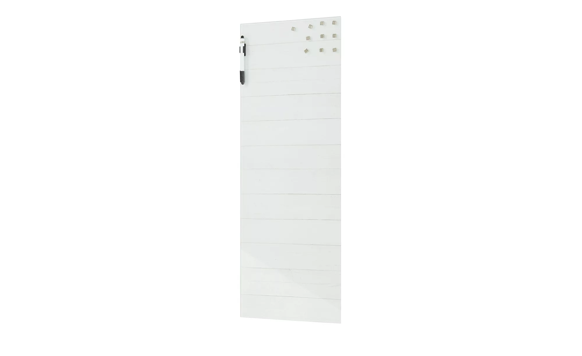 Memoboard 30x80 cm  wood weiß - weiß - 30 cm - 80 cm - Sconto günstig online kaufen