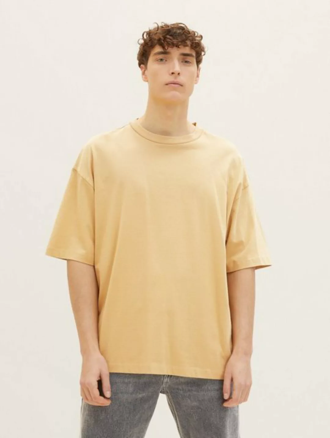 Tom Tailor Denim Herren T-Shirt OVERSIZED - Relaxed Fit günstig online kaufen