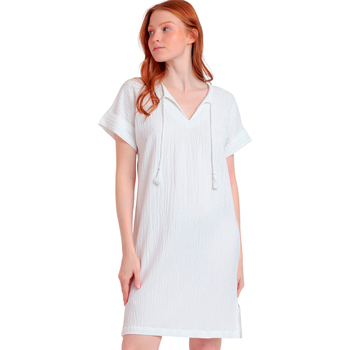 Admas  Kleider Sommerkleid mit kurzen Ärmeln Linen Style günstig online kaufen