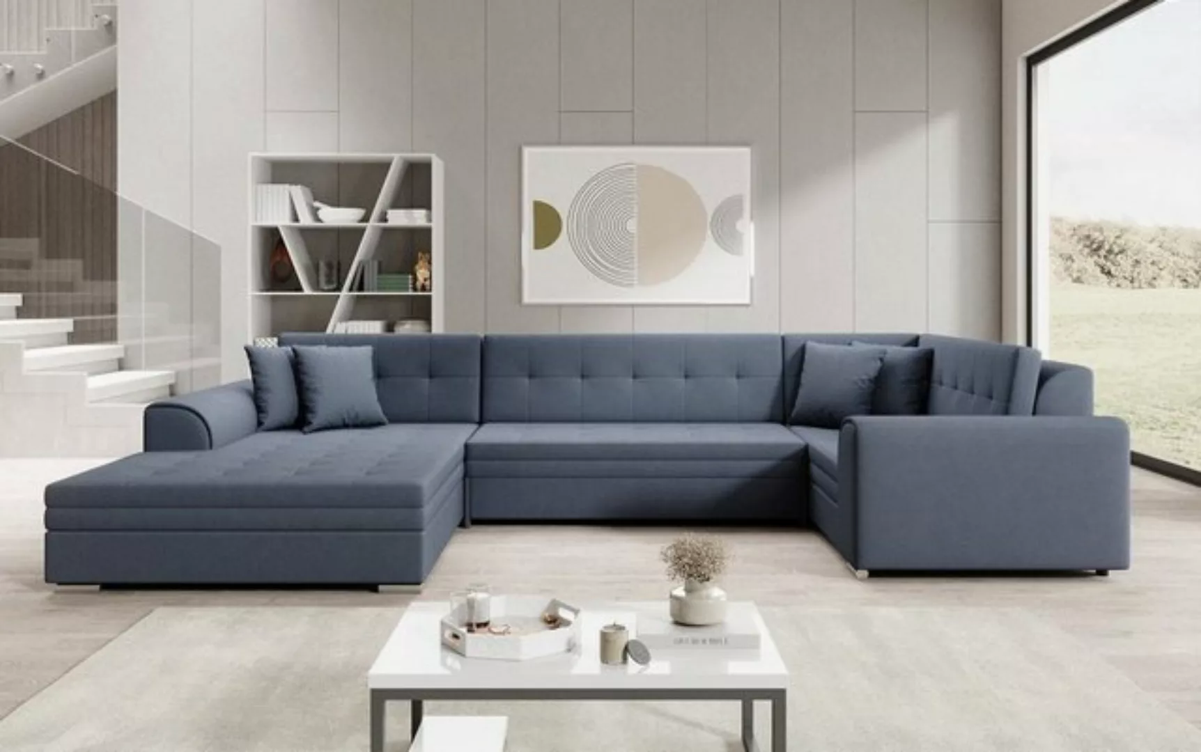 Luxusbetten24 Schlafsofa Designer Sofa Velio, mit Schlaffunktion günstig online kaufen