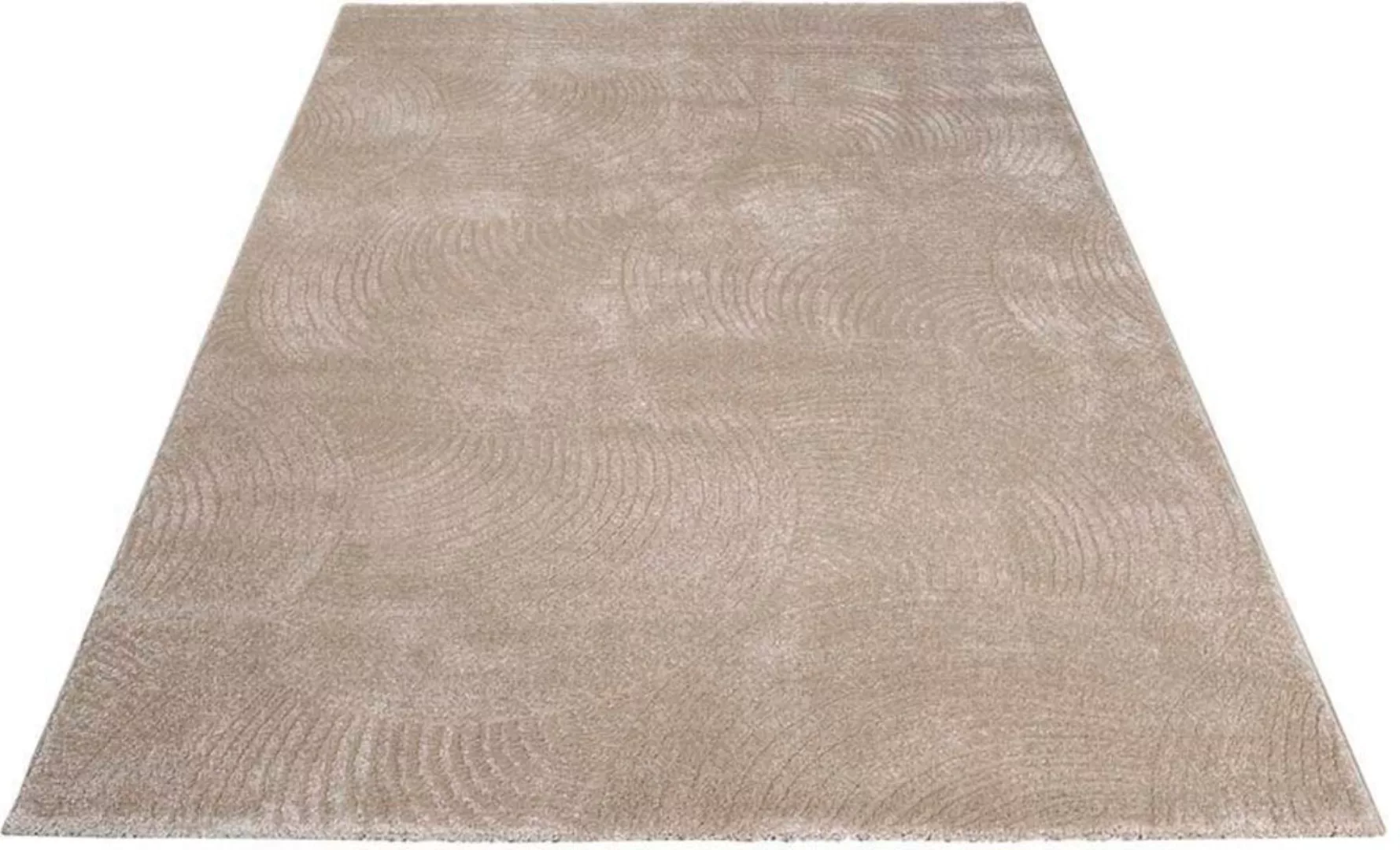 Carpet City Teppich »Friseé-Teppich FANCY 647«, rechteckig, Kurzflor,3D-Opt günstig online kaufen