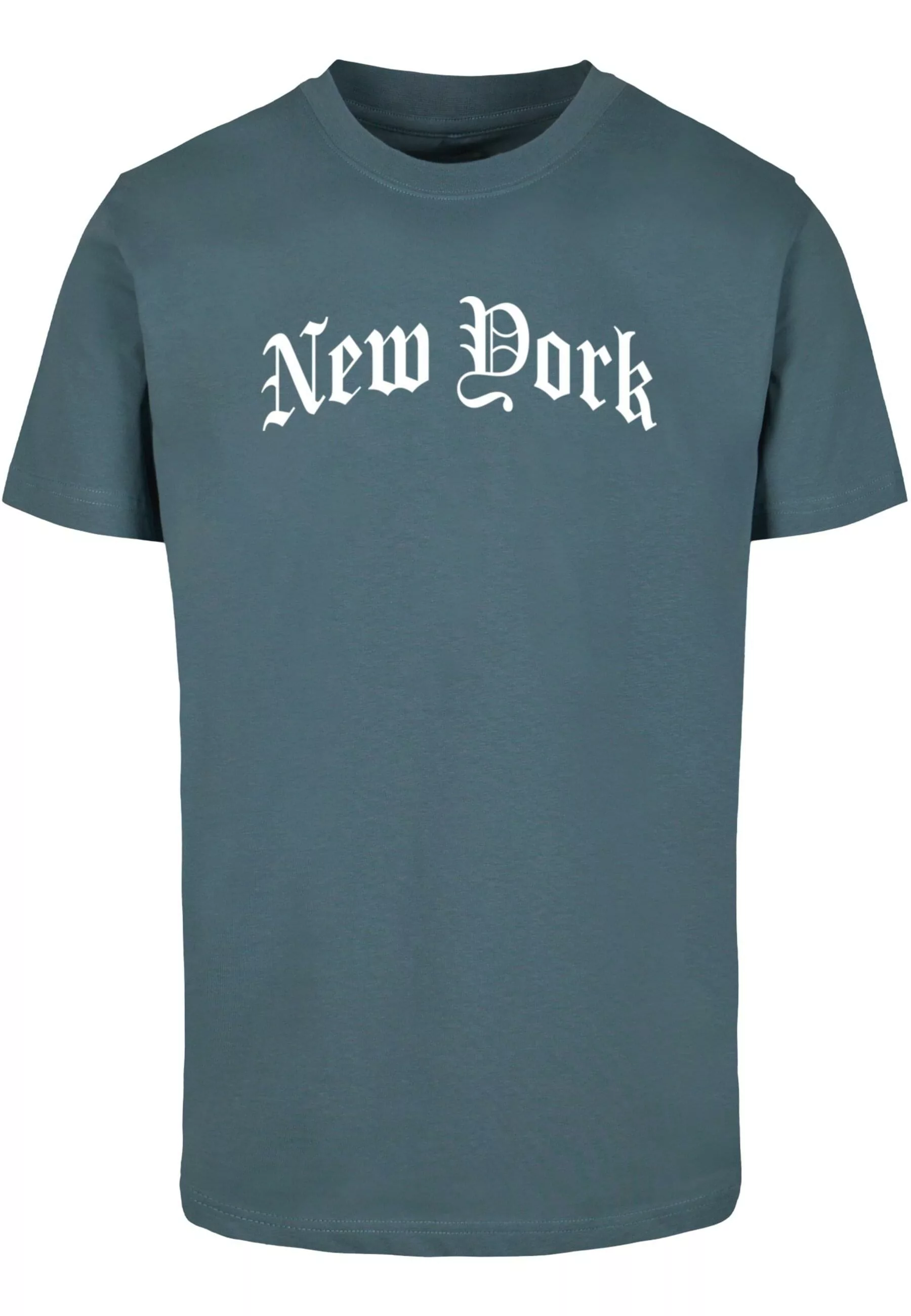 MisterTee T-Shirt "MisterTee Herren New York Wording Tee" günstig online kaufen