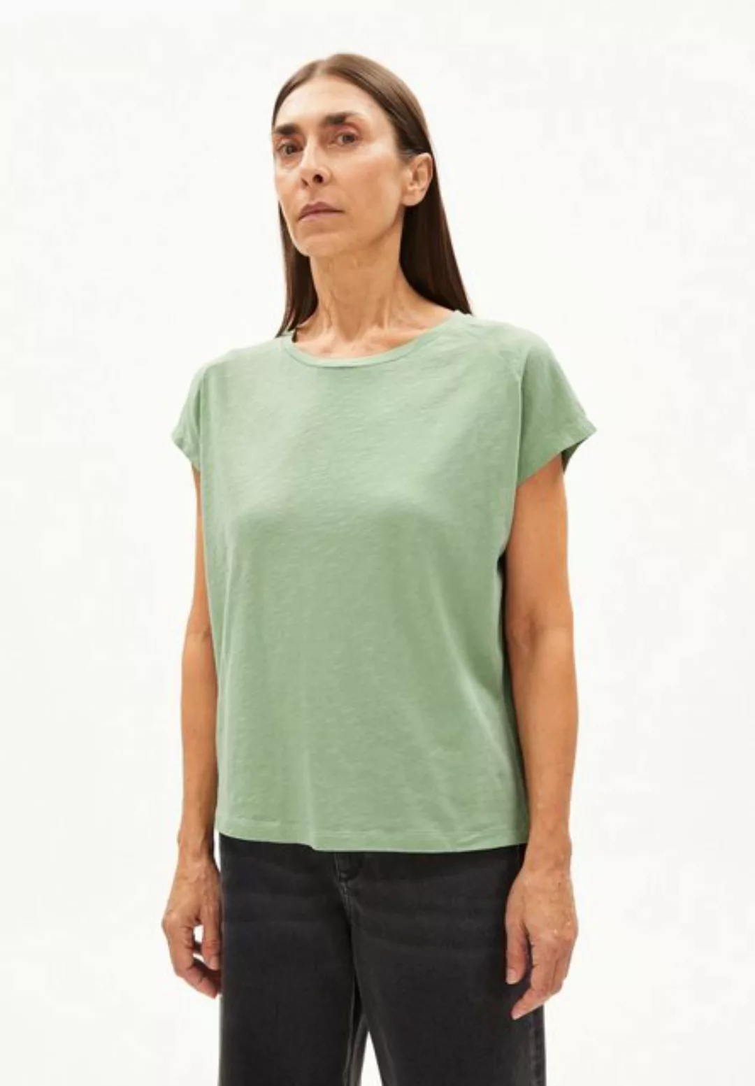 Ofeliaa Solid - Damen T-shirt Aus Bio-baumwolle günstig online kaufen