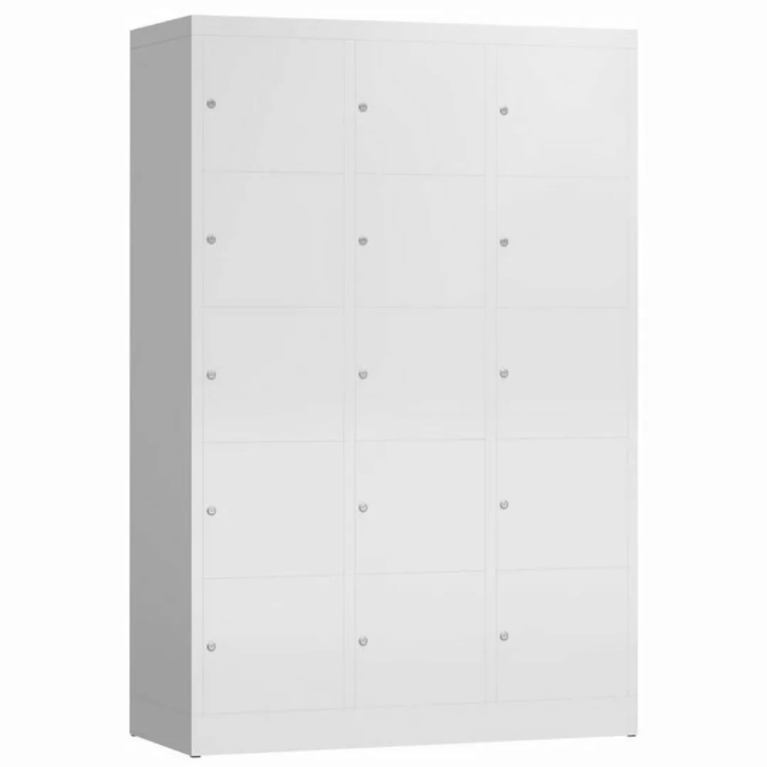 Steelboxx Fächerschrank Schließfachschrank 15 Fächer Spindschrank (1-St) ko günstig online kaufen