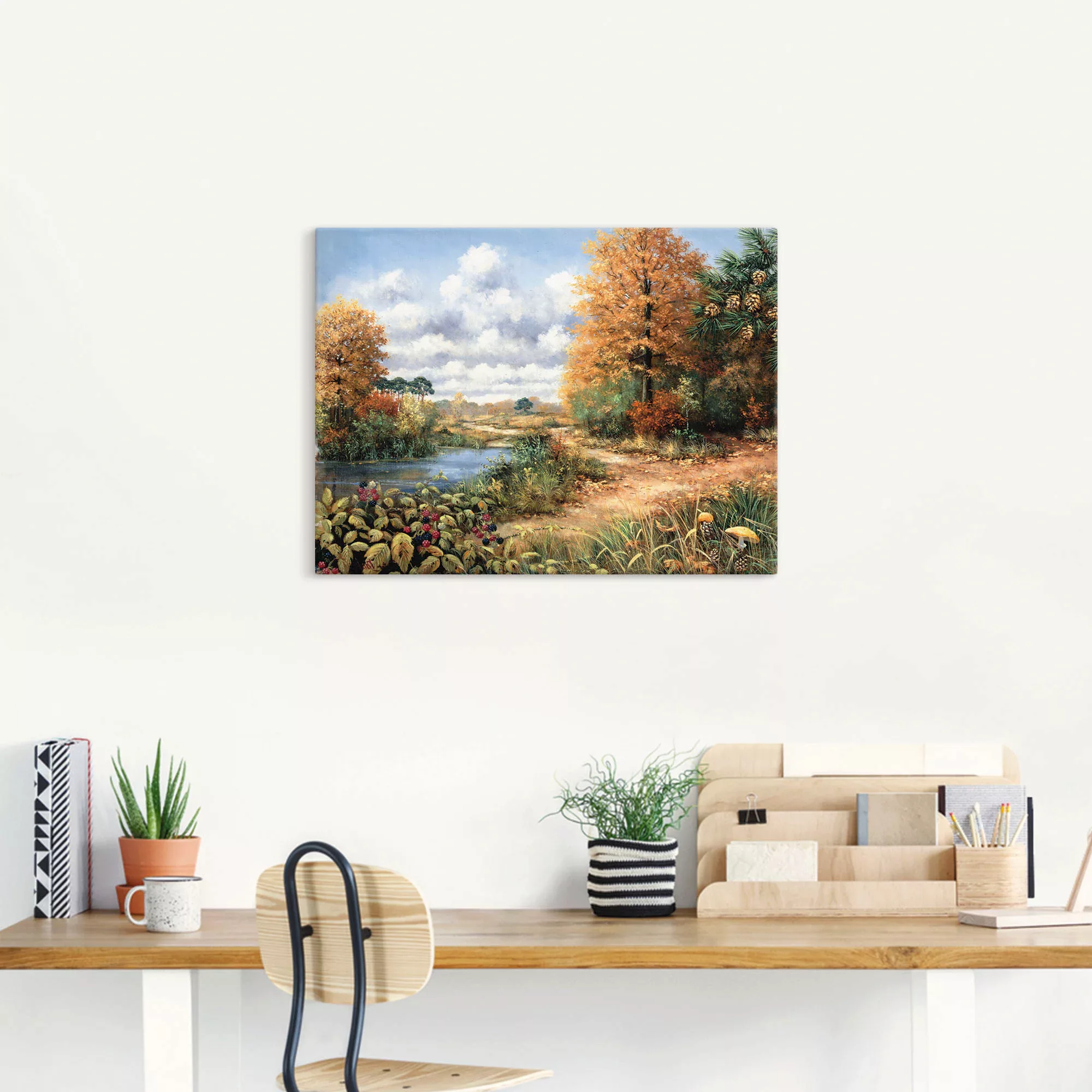 Artland Wandbild "Herbstzeit", Vier Jahreszeiten, (1 St.) günstig online kaufen