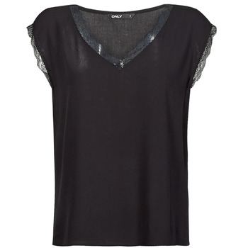 ONLY V-Shirt ONLJASMINA S/S V-NECK LACE TOP NOOS PTM günstig online kaufen